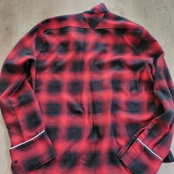 MNML Men's Flannel PJ Shirt Size Medium - Picture 7 of 8